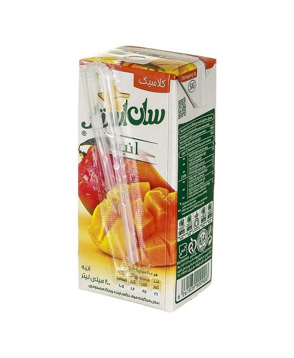 آبمیوه نکتار انبه سان استار 200 میلی لیتر